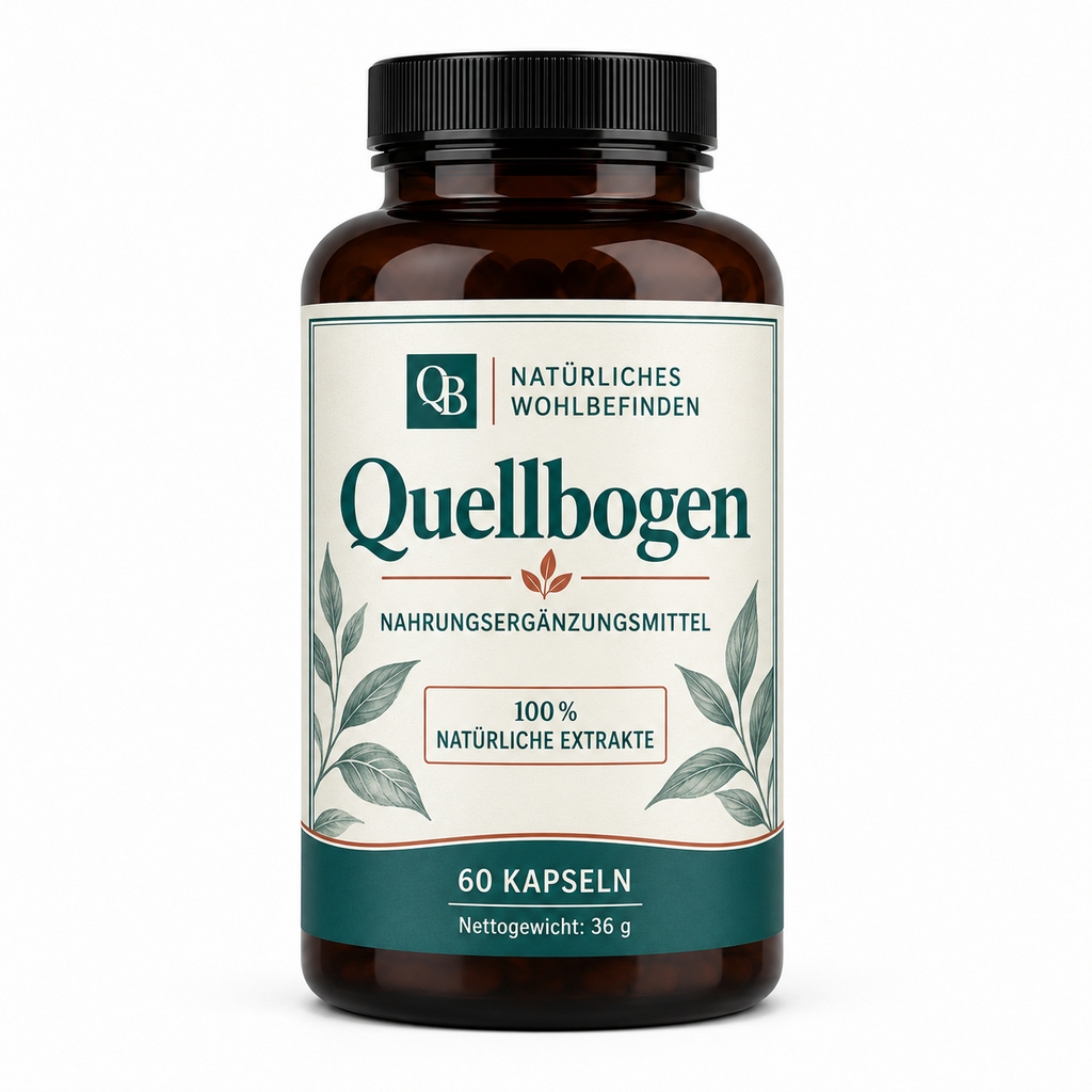 Quellbogen – Produktverpackung in einer Studioaufnahme
